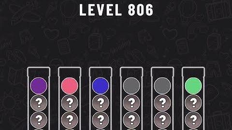 Ball Sort Puzzle Level 806 #ballsortpuzzle #ballsortpuzzlegameplay #puzzlegame #mobilegames