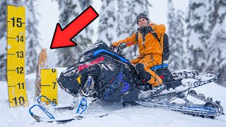 I Crashed My Friends Snowmobile (Throttle Stuck)