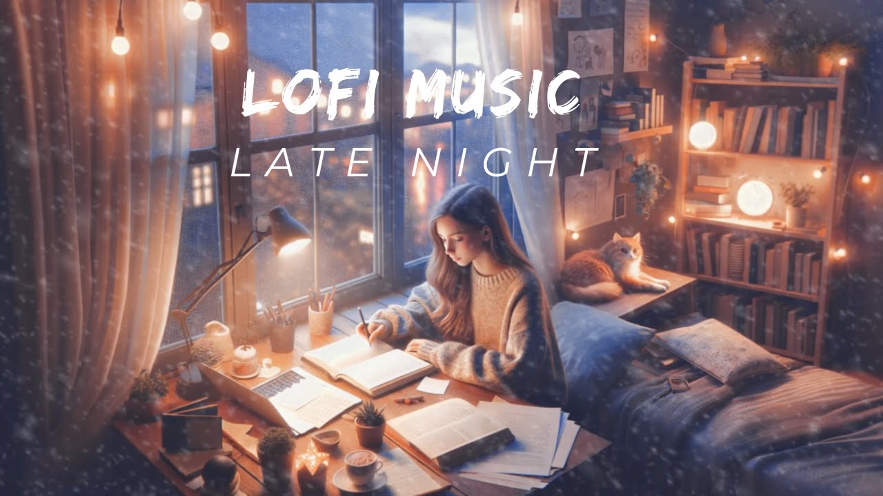 Late Night Study Session🌙 | Lofi Hip Hop Mix 🎧 Chill & Relaxing Beats ...