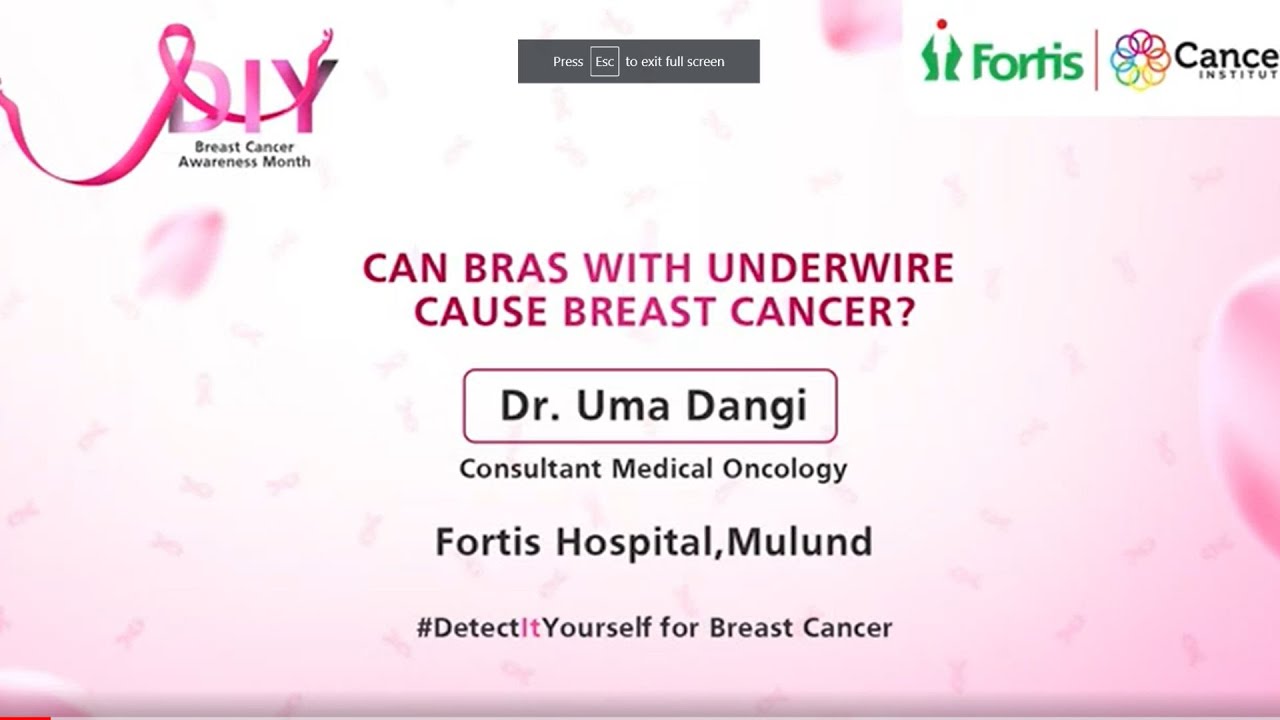 Can Bras With Underwire Cause Breast Cancer?, Breast Cancer