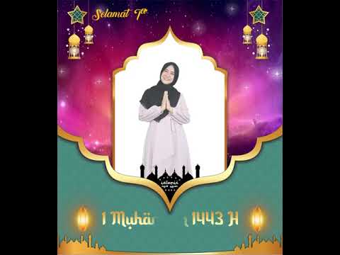 Template Video Ucapan Tahun Baru Islam Power Point 1