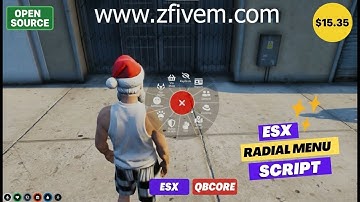 Esx Radial Menu Script | Radial Menu & UI System | $15.35 | Open Source