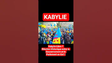 Free Kabylie Historic Meeting Between The Government And The Parliament In Exile On Akhbar Leblad 