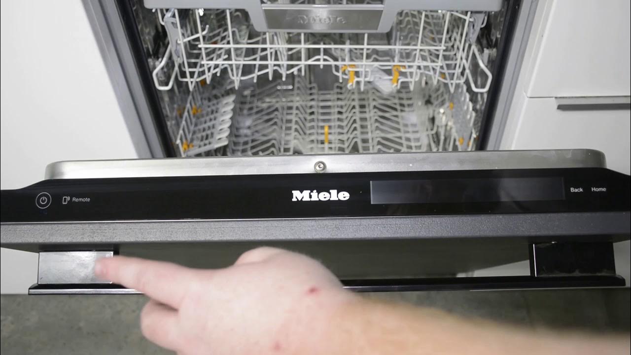 How To Quickly Set Up A Miele G 7000 Dishwasher Before Using For The First  Time - Youtube