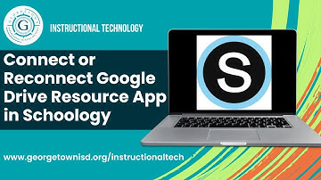 Connect or Reconnect Google Drive Resource App in Schoology