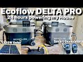 Ecoflow Delta Pro 24 HRS load Test Powering my Home Transfer Switch
