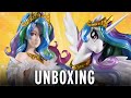 Princess celestia my little pony statue unboxing  kotobukiya bishoujo series