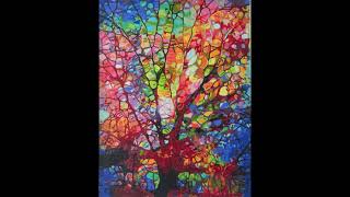 Colorful Tree Of Life Paint By Numbers (PBN)