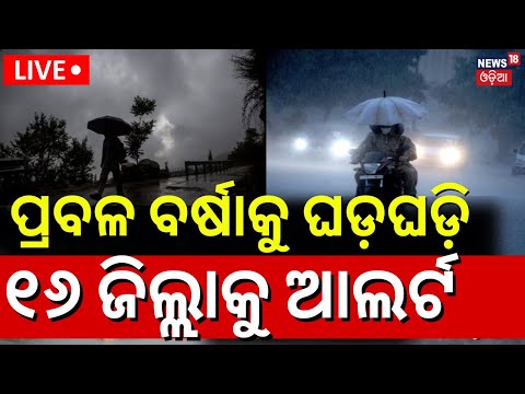 Odisha Weather Update Live: ପ୍ରବଳ ବର୍ଷା ଆଲର୍ଟ ! IMD Issues Heavy Rainfall Alert 