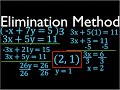 Elimination Method, Systems of Linear Equations, No. 1