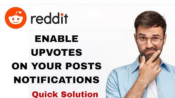 How To Enable Upvotes On Your Posts Notifications On Reddit App | Step By Step