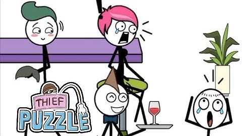 Thief Puzzle (WEEGOON) - Level 401-450 Gameplay Walkthrough - Funny Stickman Brain Puzzle Game