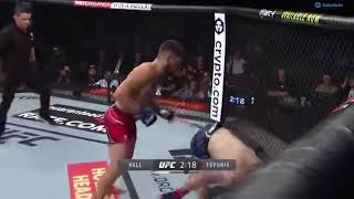 Ryan Hall gets knocked out