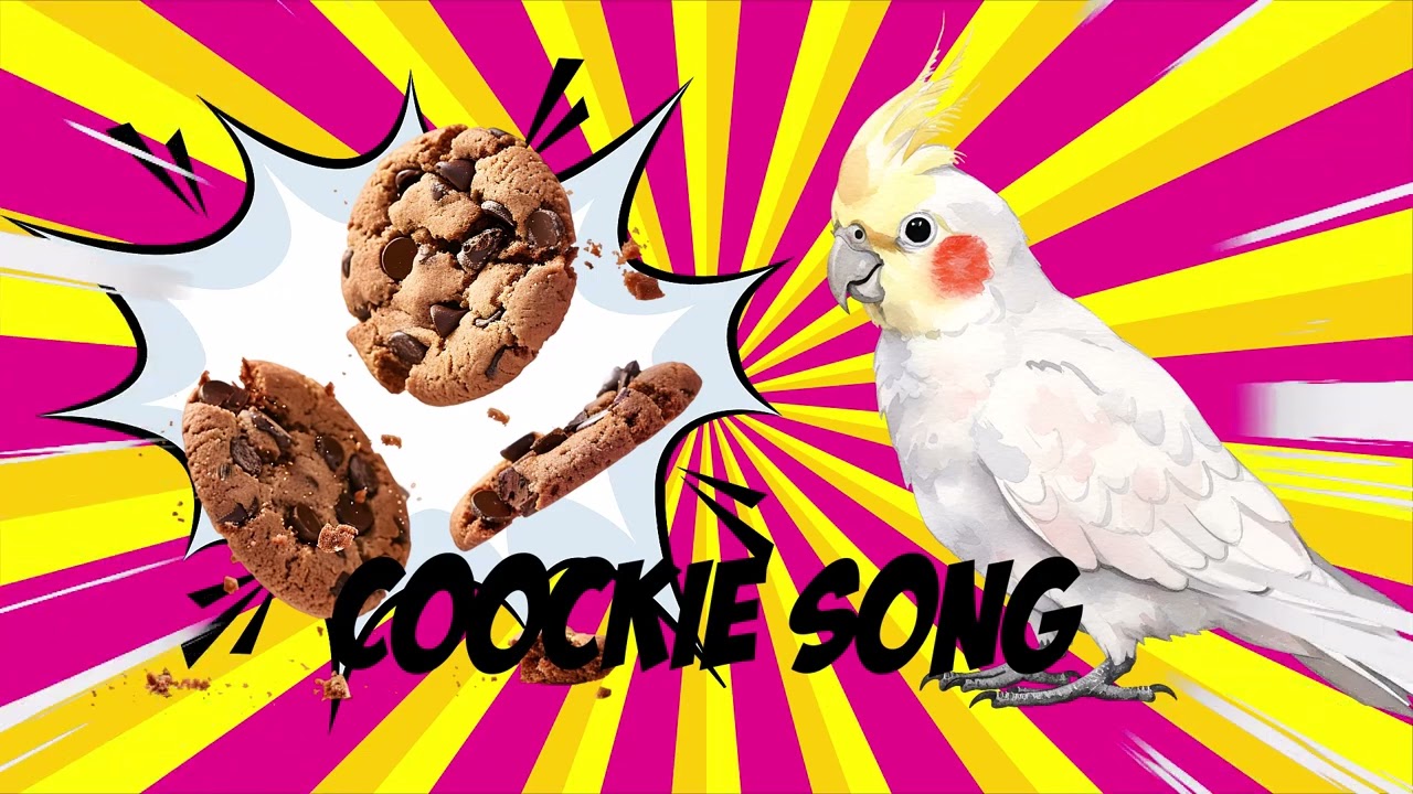 Cookie Song Bird Cockatiel | Training Sounds for Birds 