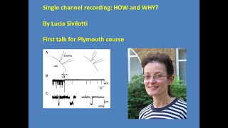 Single channel recording: HOW and WHY? Lucia Sivilotti, Plymouth talk 1
