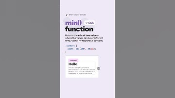 Master the CSS min() Function | Responsive Design Made Easy