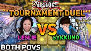 Fuslie: “WHAT? YOU’RE CHEATING!”-Leslie hated Sykkuno's Plot Armor | Yu-Gi-Oh! Master Duel 1st Anniv