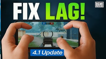"BGMI 4.1 Update Best Lag Fix Settings 🔥 Ultra Smooth Gameplay #lagfix #bgmi