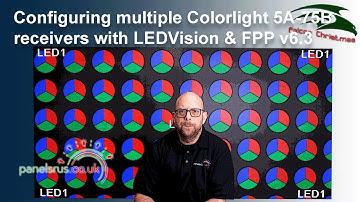 Setting up multiple Colorlight Cards in a single panel with FPP v6.3 and LED Vision 8.5 (2023)