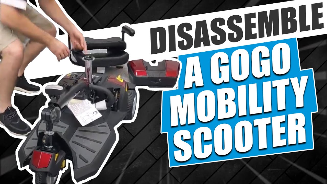 How to Disassemble a GoGo Mobility Scooter - YouTube