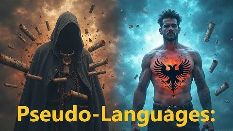 Pseudo-languages: Artificially created languages ​​(Arabic, Hebrew, Latin...)