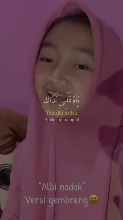 Albi Nadak #arabicsong #albinadak #lirik #terjemahan @delira990
