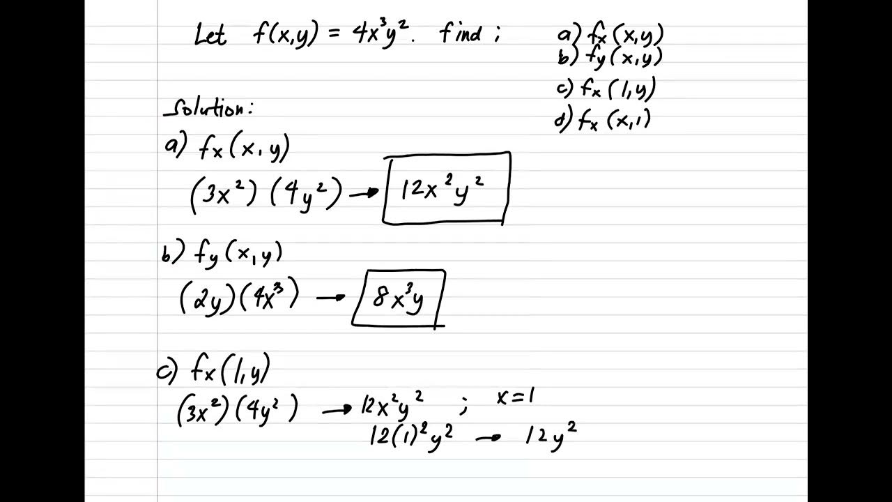 DIFFERENTIAL CALCULUS HOW TO DO PARTIAL DIFFERENTIATION? TAGALOG QUICK TUTORIAL YouTube