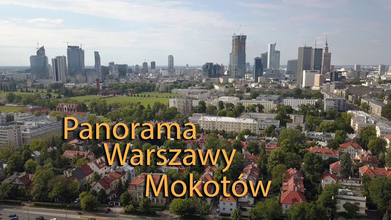 Panorama Warszawy Mokotów YouTube