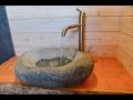 How To Carve a Stone Sink in 4 hours! Installation