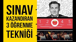 Size Sınav Kazandıracak 3 Öğrenme Tekni̇ği̇