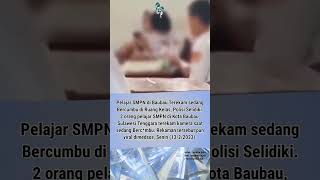 Viral video pelajar SMP terekam sedang bercumbu di dalam kelas #viral #breakingnews