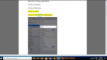 Set up WideVPN PPTP VPN on iPhone/iPad