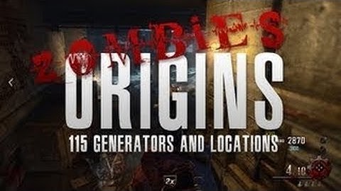 Black Ops 2 Zombies "ORIGINS" 115 Generators Locations - How To Pack A Punch & Turn On The Power!