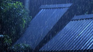 Relaxing Rain Sound for Sleep - Rain and Thunder On Tin Roof - Relieve Insomnia and Stop Thinking