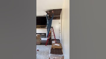 How to Install Faux Copper Ceiling Tiles! See the full tutorial over on my blog!