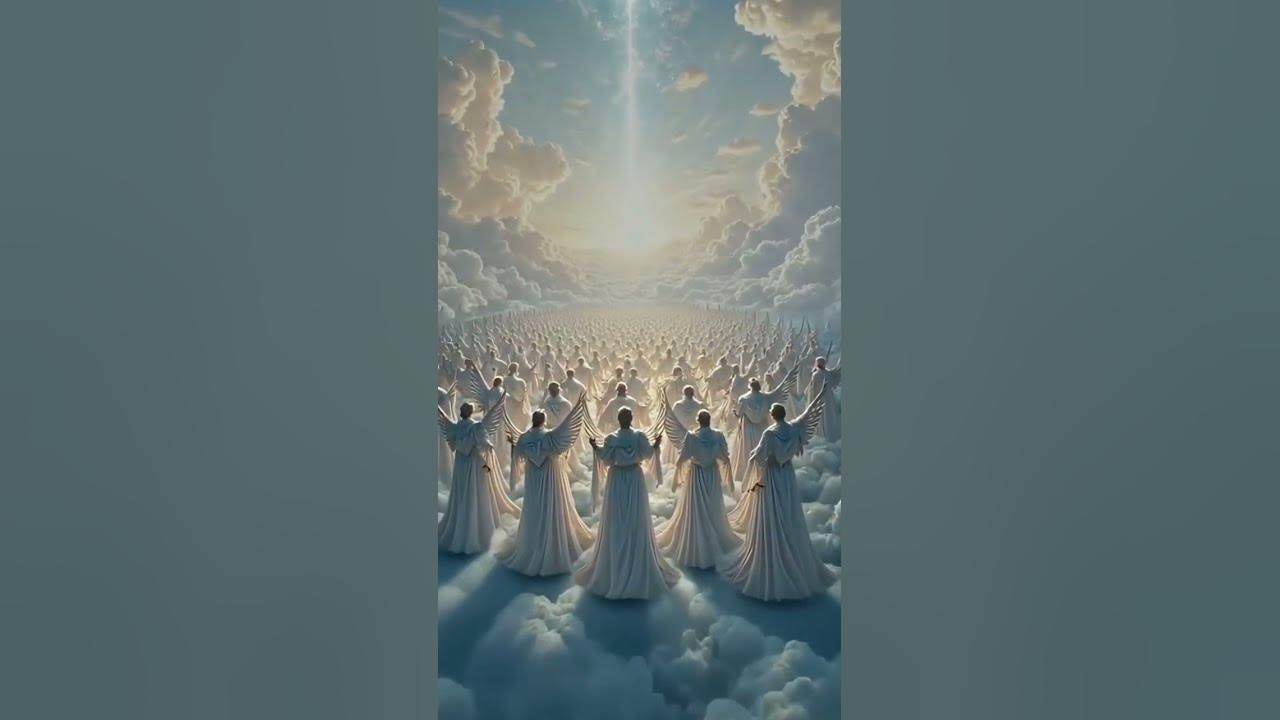 Angels in Worship: How Great Thou Art | 8K Heavenly Christian Praise#shorts