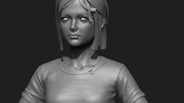 Ellie, The last of us, zbrush pipeline overview