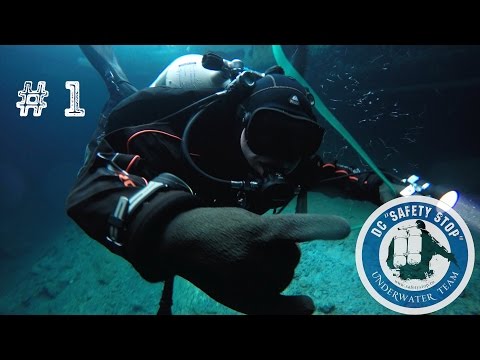 #1 | ДАЙВИНГ VLOG: Обучение, курс подледных погружений. Карьер "Лазурный».