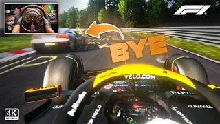 F1 Assetto Corsa Reshade - How Fast We Can Overtake Endurance Racing Cars Using 2024 Formula 1 Car?