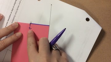 Reflection Off of the Coordinate Plane using an Index Card