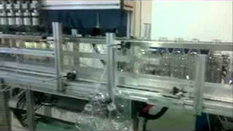 PET bottle  blow moulding inline with leak tester