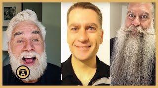 Berzinsky Reacts to Before and After Beard Transformations
