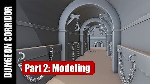 BLENDER: DUNGEON CORRIDOR (PART 2: MODELING)