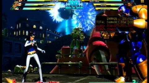 MvC3 : Level 1 X-Factor cancel Viper combo on Sentinel