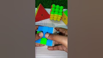Cube Solve Only 2 Step 😀 #cube #shorts