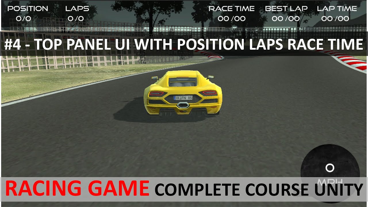 Leaderboard Unity Car Racing Game #30  Car Racing Game Complete Course  Unity 3d 