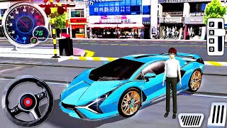 3D Driving Class - New Orange Sports Car In Auto Repair Shop Funny Driver - Android Car Game screenshot 2