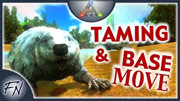 Base Relocation & Castoroides Taming - Solo Nomad Life S1E6 - ARK: Survival Evolved Mobile