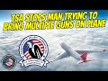 Tsa stops man trying to bring multiple guns on plane
