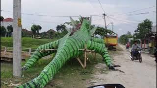 Takbiran model monster for Kutuk village (ogoh ogohnya) Takbiran 2023